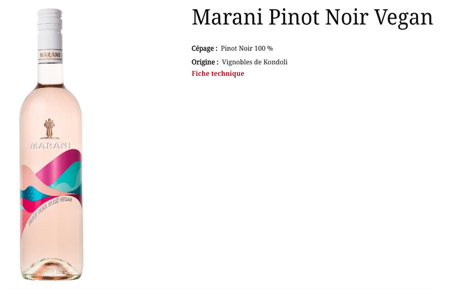 Marani Pinot Noir Vegan