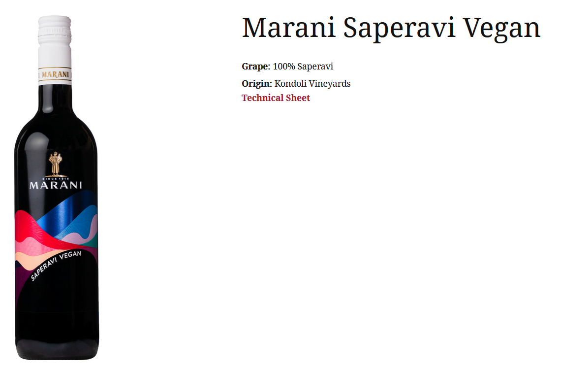 Marani Saperavi Vegan