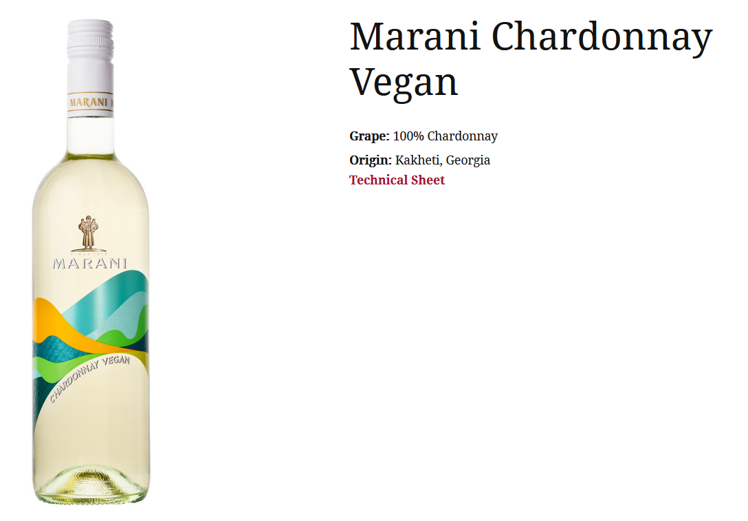 Marani Chardonnay Vegan