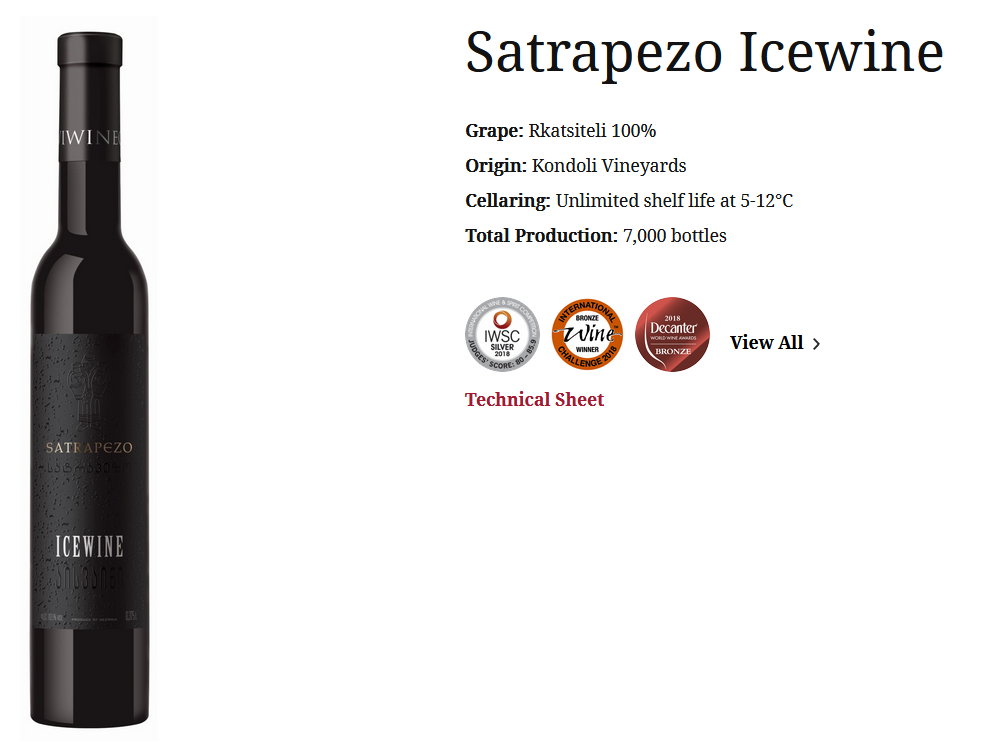 Satrapezo Icewine