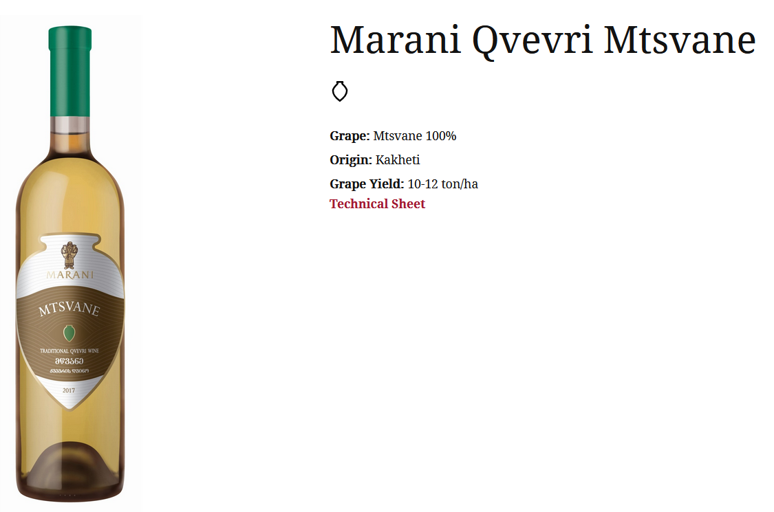 Marani Qvevri Mtsvane